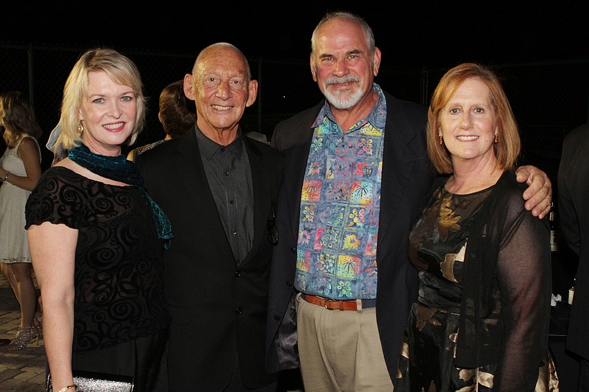 Veronica Brady and Keith Monda with David and Stephanie Glosser