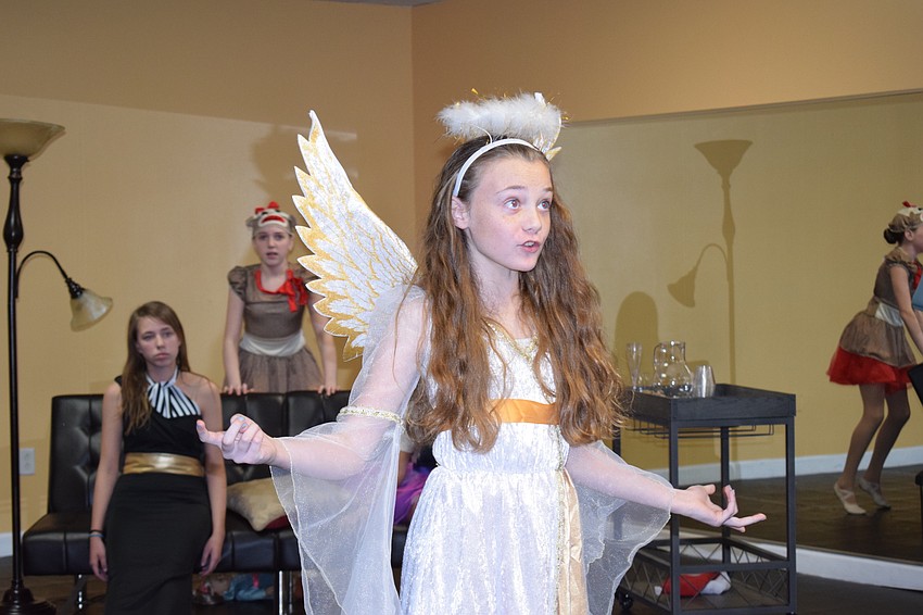 Alexia Mattes earns her wings as a Christmas ornament.