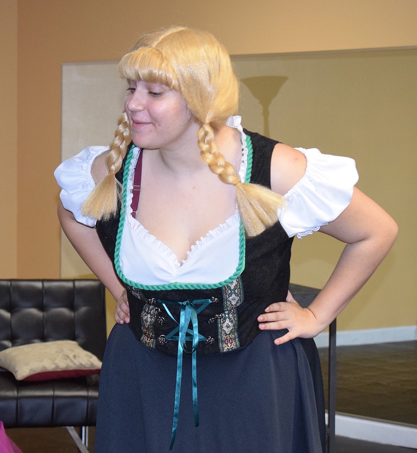 Jordan Cangro will be a Swiss doll in The 12 Dolls of Christmas.