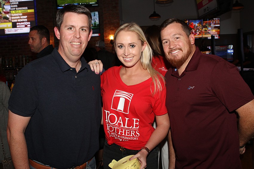 Matt Lynch, Morgan Huson and Travis Holsbeke