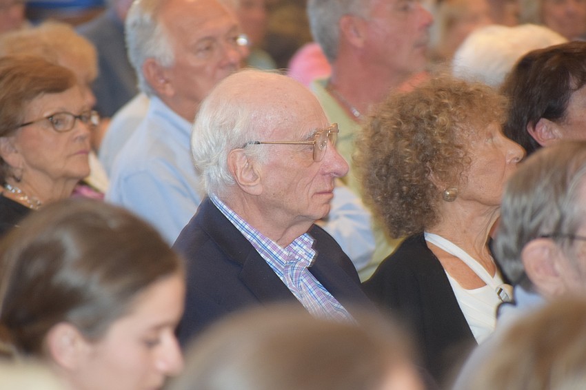 Composer, music director and musician Dick Hyman of Venice was on hand to listen to the performance, which included his 
