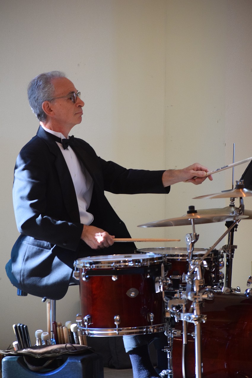 Percussionist Scott Blum of East County said founder Joe Miller brings a positive sense of energy to the Lakewood Ranch Wind Ensemble.