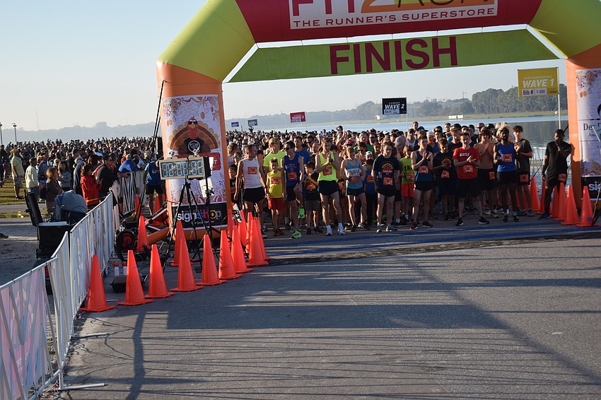 It was a mass of humanity as the event drew almost 1,000 more participants than last year.