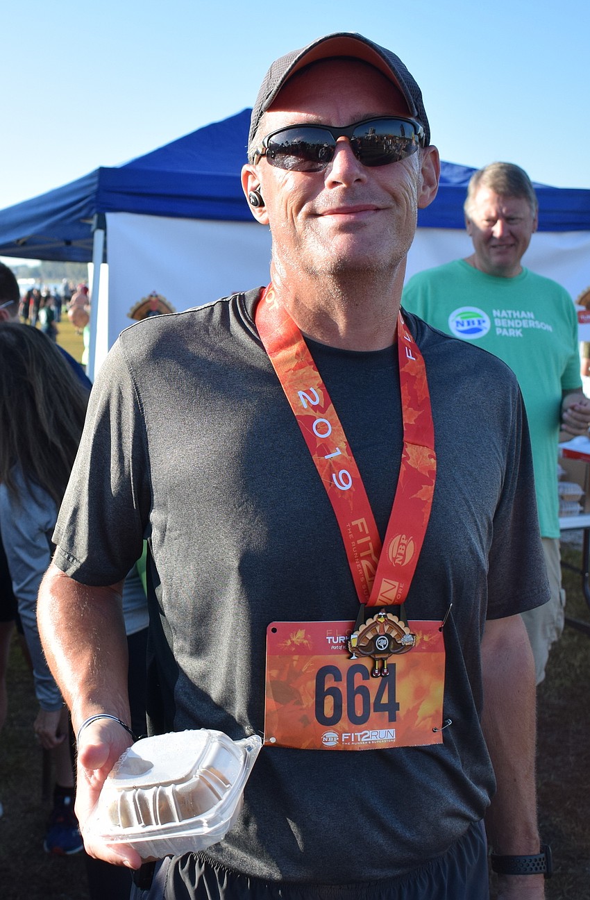 East County's Tim York said he would eat his pie later in the day after a nap.