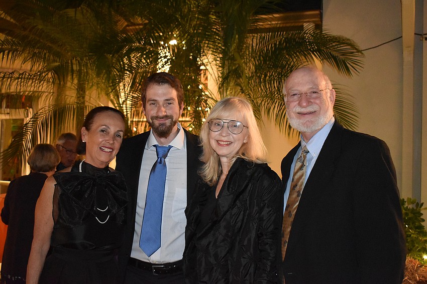 Ann Stephenson Moe with Aaron, Avis and Ronald Romm.