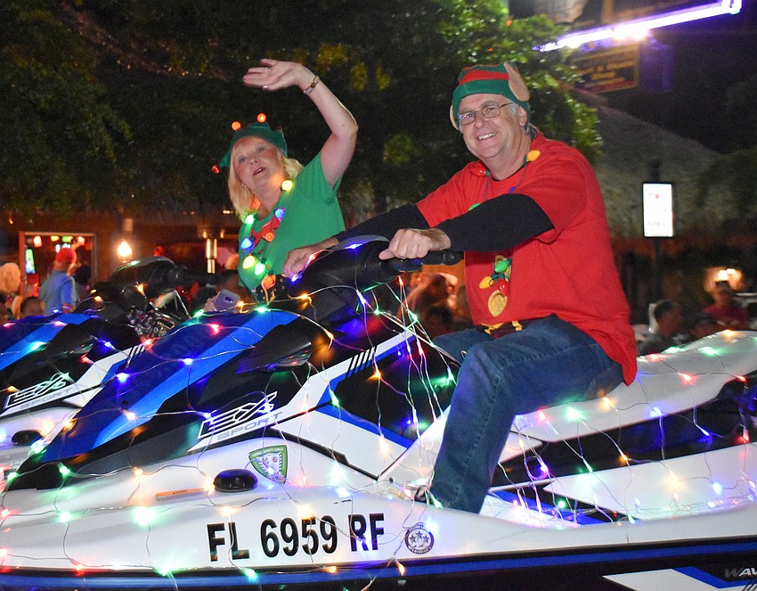 The Siesta Key Jet Skis Rental and Tours float.
