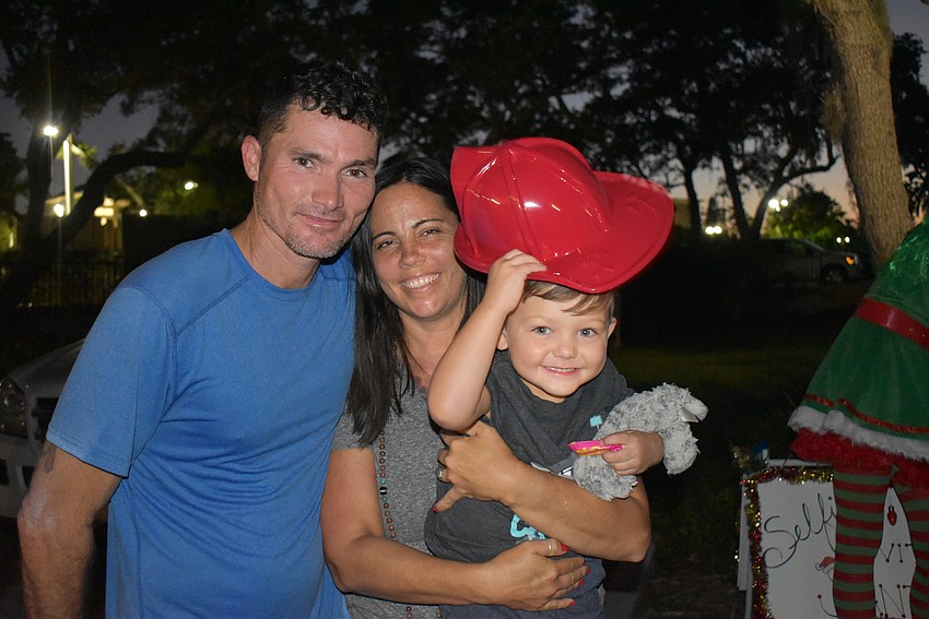 Adam Kirkland, Genevieve Pageau and Alexandre Kirkland.