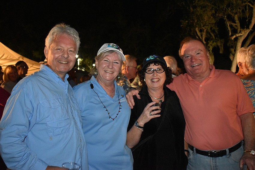 Bob and Carol Erker, Linn Torres and Russ Callahan.