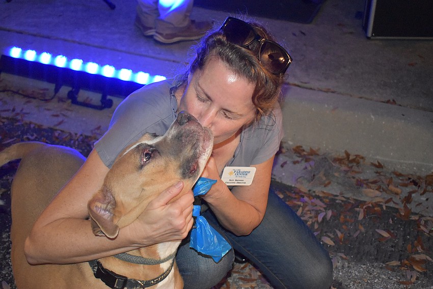 Suzy Brenner gets some love from Lahni.