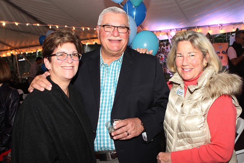 Karen and Mike Valentino with Suzanne Takerian