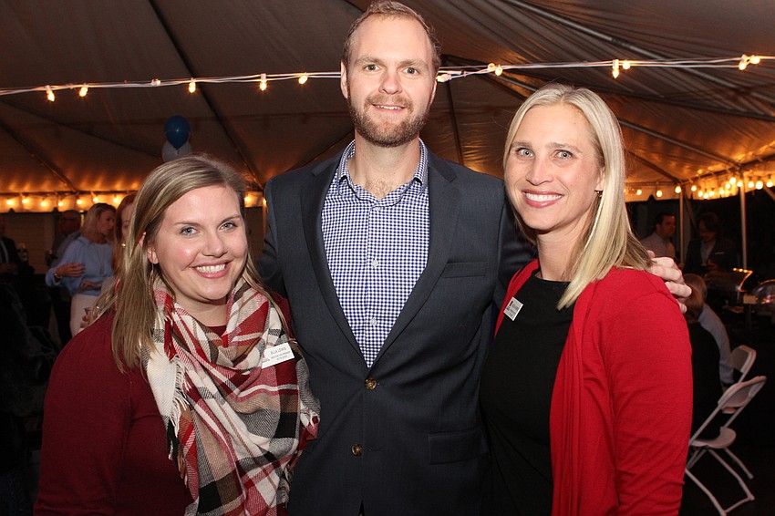 Ella Lewis, Murray Devine and Melissa Hembree