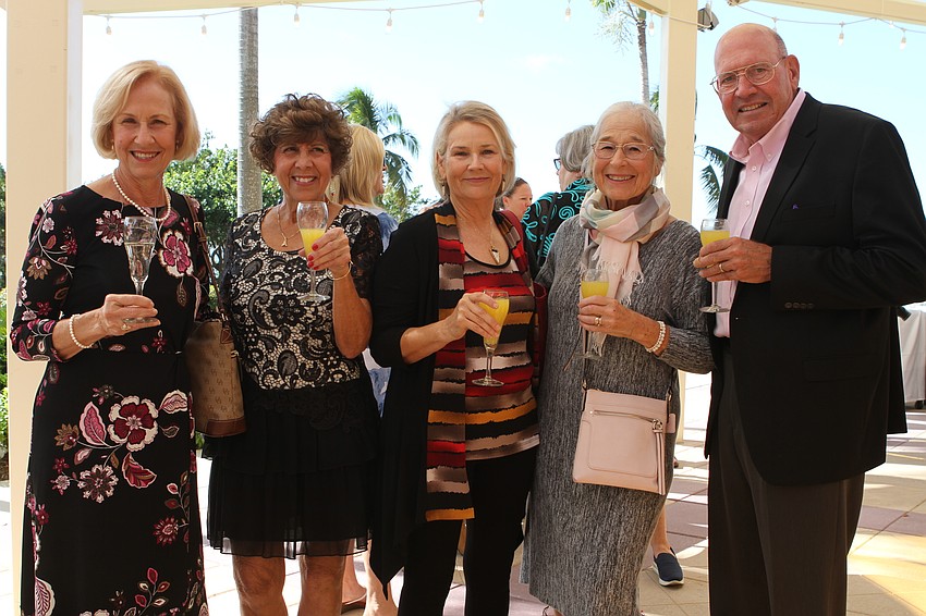 Linda Cope, Patti Decina, Cathy Levi, Mara and Tom Eckhardt