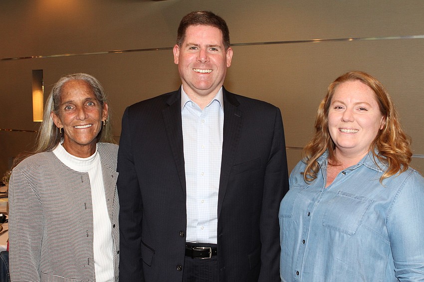 Maura Thompson with Anthony and Ashley Pressimone
