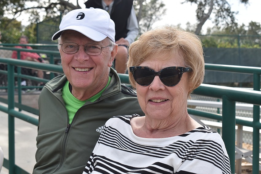 Lonnie and Linda Vance after Lonnie's match.