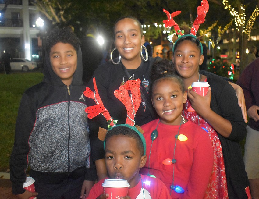 Jeremiah,  Jerilyn, Jariah, Julianna and Jayden Burgess