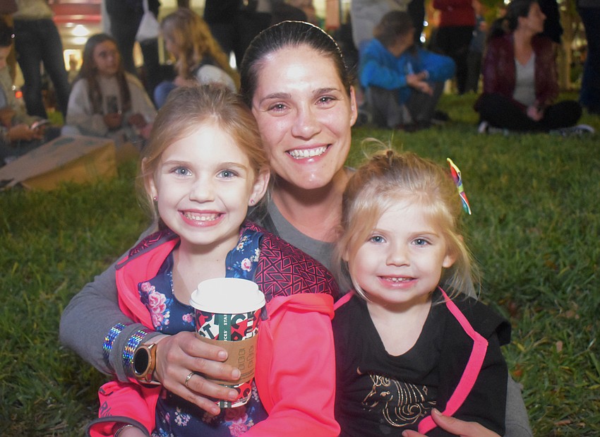 Amber Bryan with her daughters Autumn, 6, and Sky, 3.
