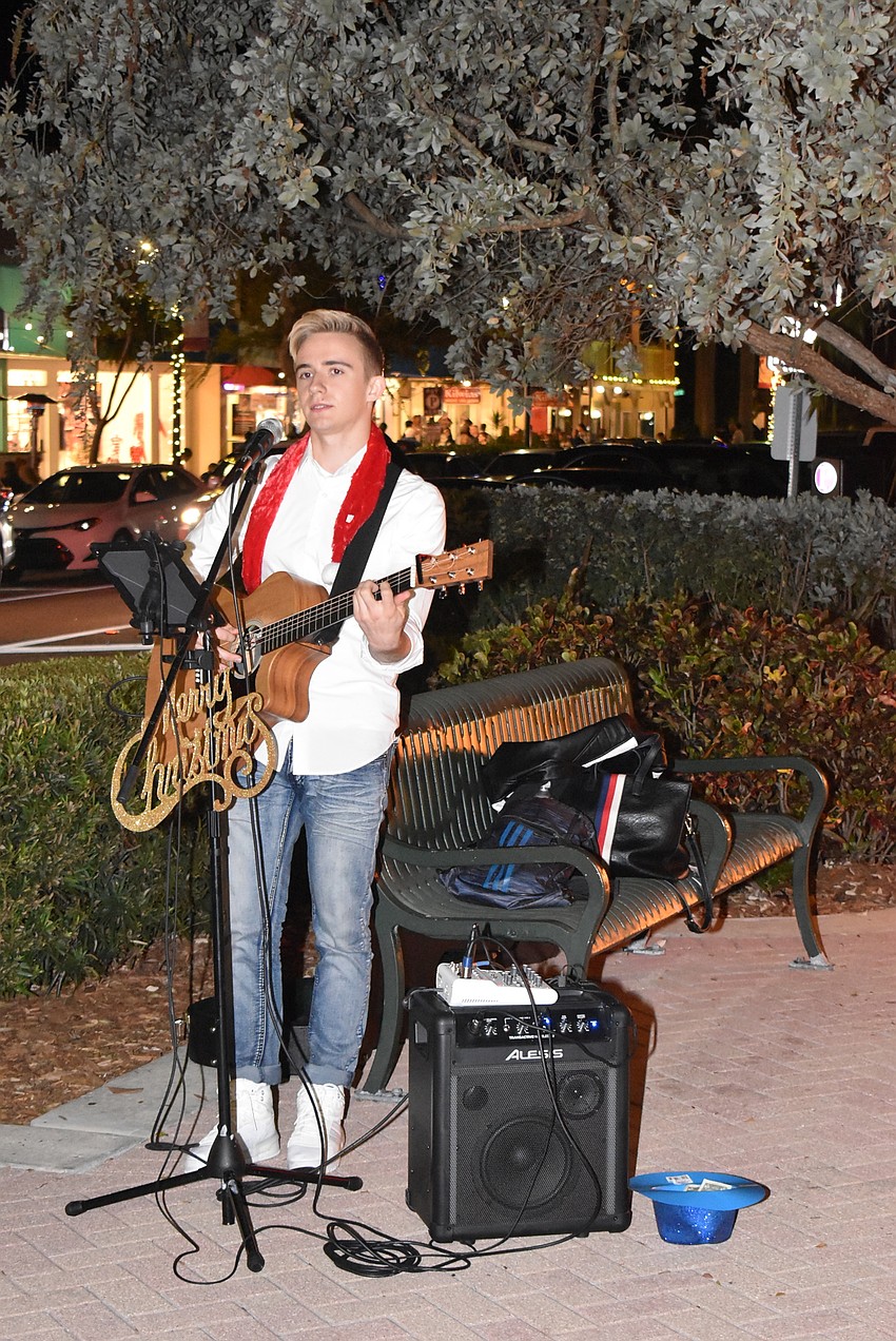 David Kay plays for passing people.