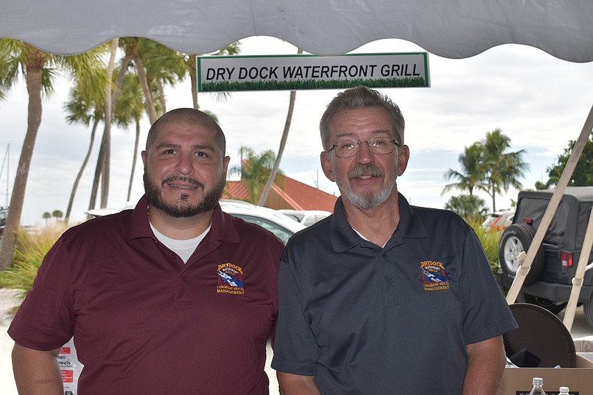 Hector Torres and Bill Bartlett from Dry Dock Waterfront Grill