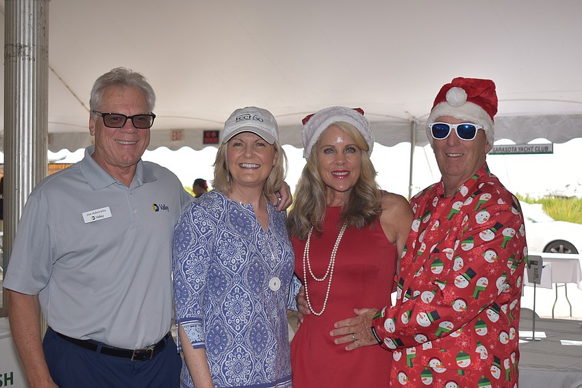 Joe and Lisa Adamaitis with Linda Chambers and Doug Withers