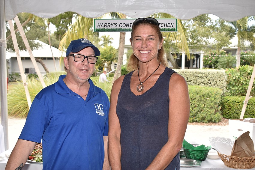 Joe Pussell and Jessica Stevens from Harry's Continental Kitchens
