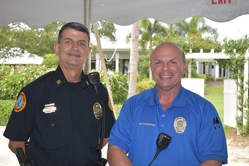 Capt. Chris Skinner and Sgt. Rich Schoepfer of the Longboat Key Police.