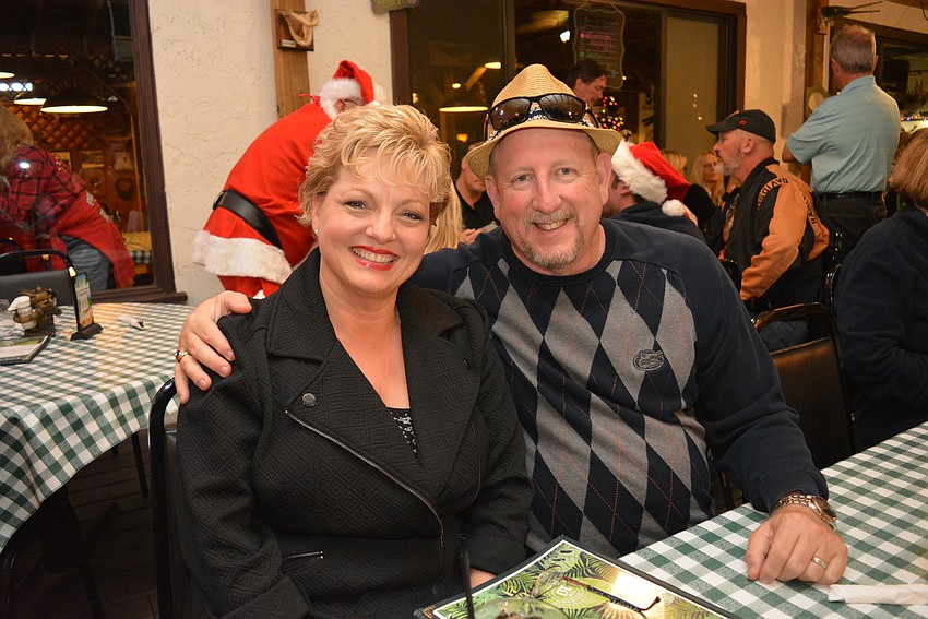 Palm Aire's Kim and John Lege loved seeing residents along the Braden River come out to wave and say 