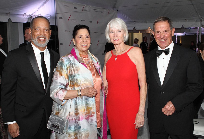 Warren and Marie Colbert with Annette and Terry Faulk