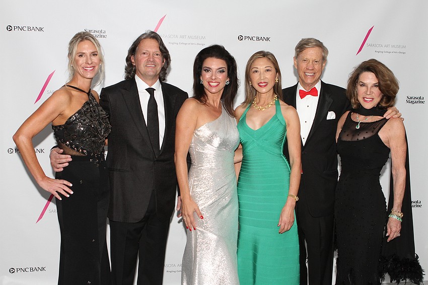 Maria and Allen Heise with Aimee Cogan, Ping Faulhaber, Richard Ware and Katherine Harris