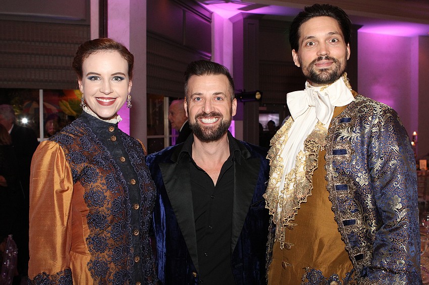 Alex Pelletier, emcee Joey Panek and Jonathan Gruber