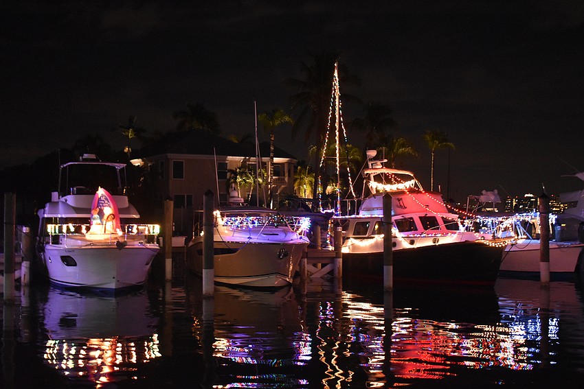 Tree boats next to each other vie for viewers' attention.
