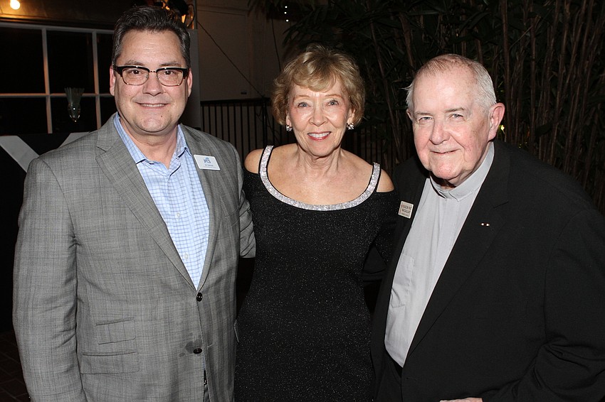 Jim Selinski, Marilyn Kneafsey and Dean Pat Macaulay