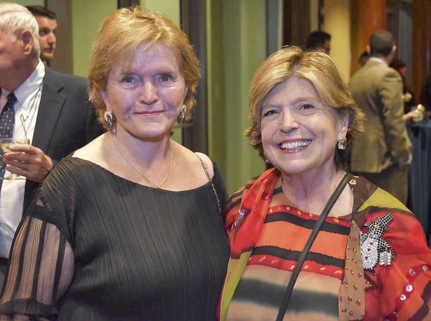 Host Ursula Fairbairn and Beverly Bartner