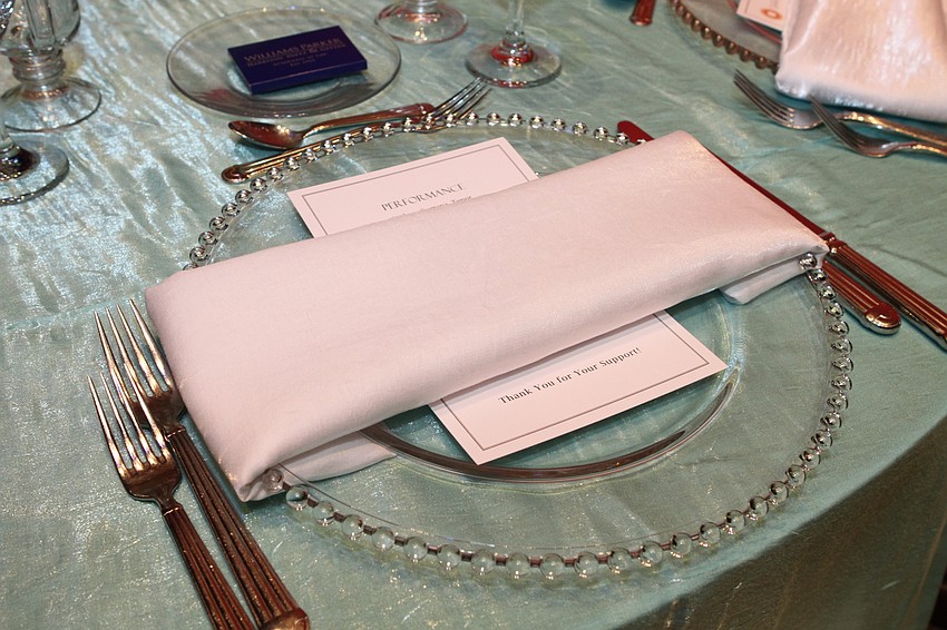 Guests enjoyed a performance before dinner.