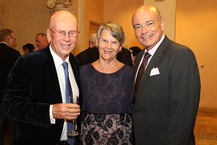 Terry and Valerie Osborne with Executive Director Richard Russell