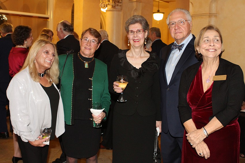 Aline Blanchard, Barb Archbold, Rose Marie Proietti, and Louis and Roseann Martorella