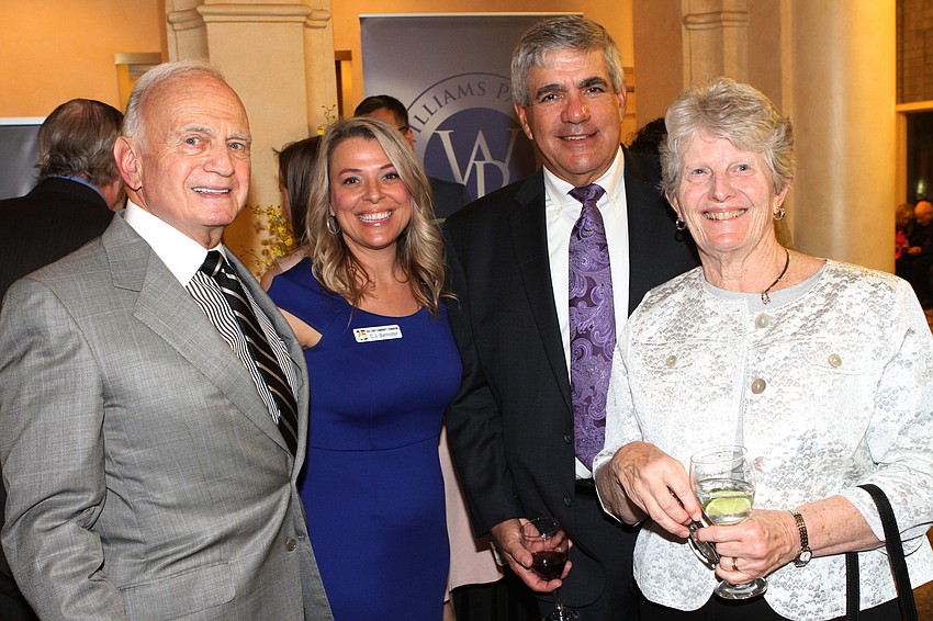 Skip Sack and CJ Bannister with Joe and Dede Mallof