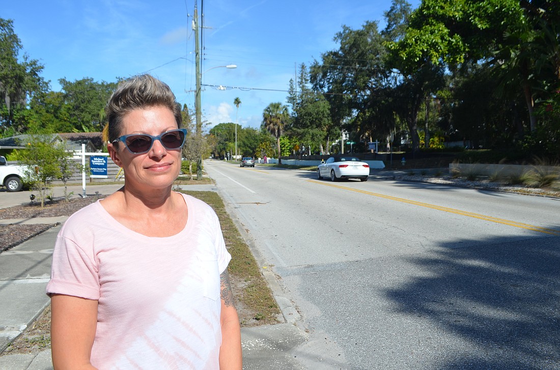 Orange Avenue resident Donna Ciemny says she regularly sees cars speeding down the stretch of road in front of her home, and she&#39;s hopeful the city can address her concerns.