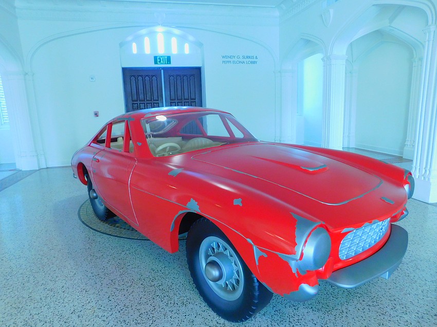 Vik Muniz created a  life-size replica of his favorite Matchbox car, right down to the chipped paint.