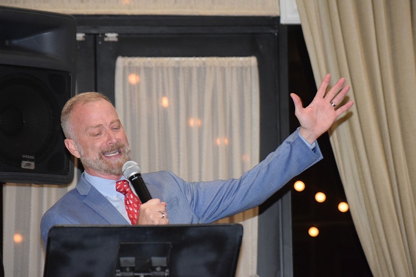 Jeffrey Kin with the Players Centre for Performing Arts sings 