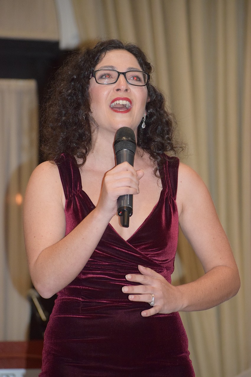 Eliza Morehouse with the Players Centre for Performing Arts sings 