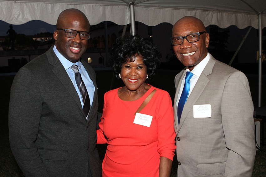 Mark Smith with Leteria and Willie Clemons