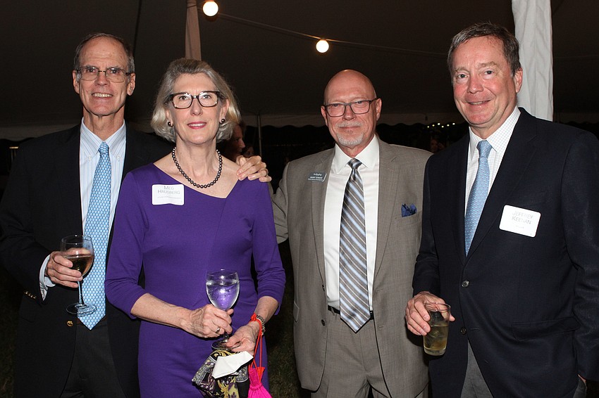 Mark and Meg Hausberg with Mark Terman and Jeffrey Keenan