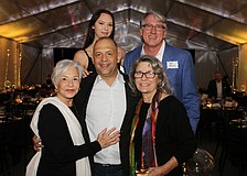 B.J. Creighton, Sascha Scheider, Alex Guerra, Jeff Jamison and  Museum of Consciousness founder Carol Vengroff