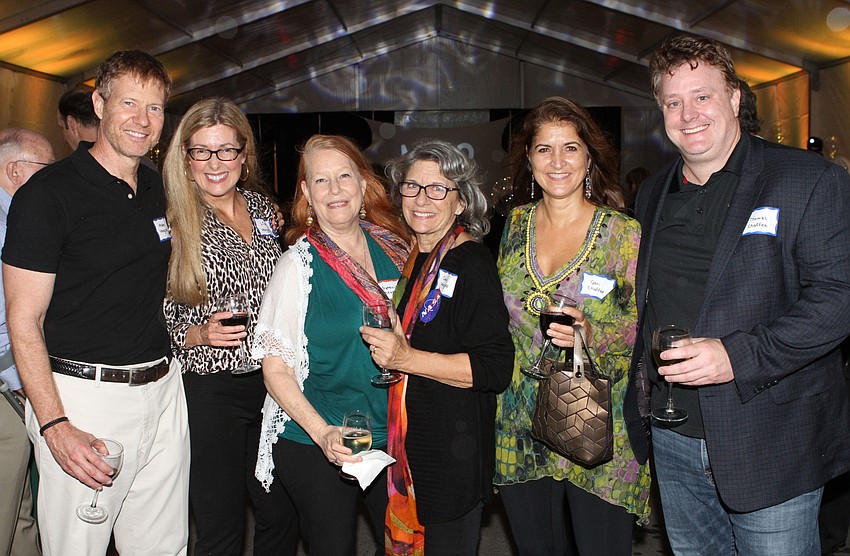 Mark and Lisa Vengroff with Patricia Starr, Museum of Consciousness founder Carol Vengroff, Geri and Thomas Chaffee
