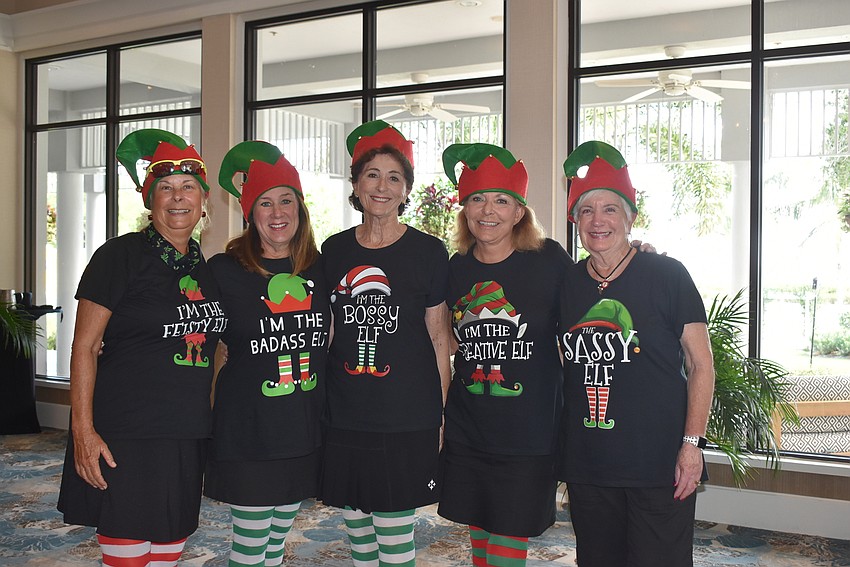 Jan Van Iten, Joann Stein, Barbara Brizdle, Jan Henry and Marcie McGovern.