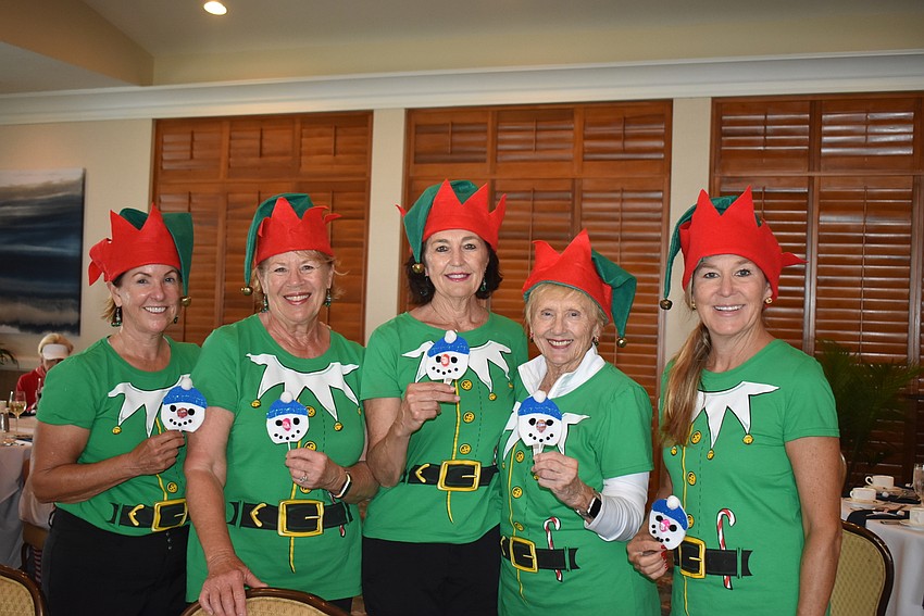 Carol Westwood, Sandy Fulkerson, Deb Bowe, Lesli Hopping and Mary Taylor.