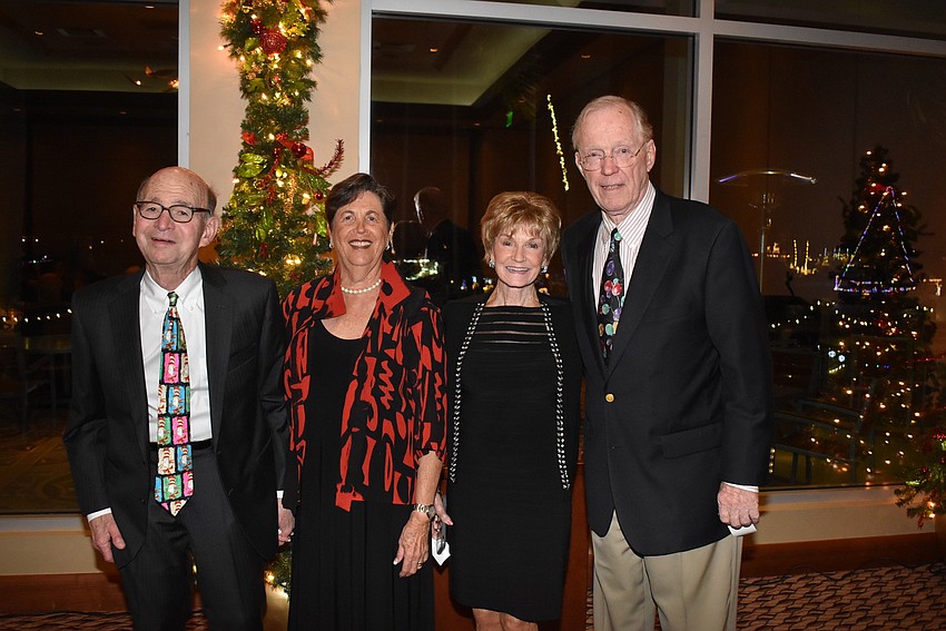 Leonard and Gloria Biberman and Pat and Jim Anderson.