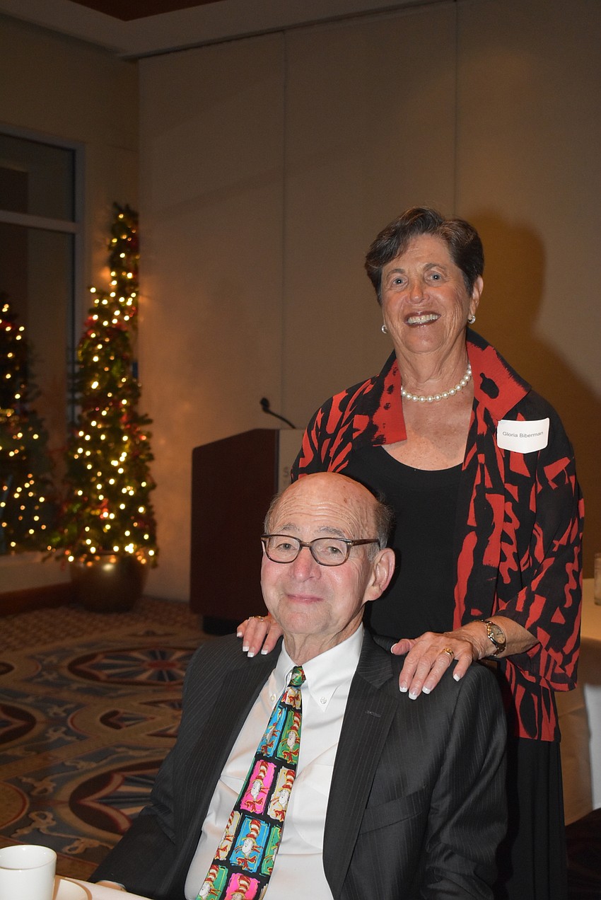 Leonard and Gloria Biberman.