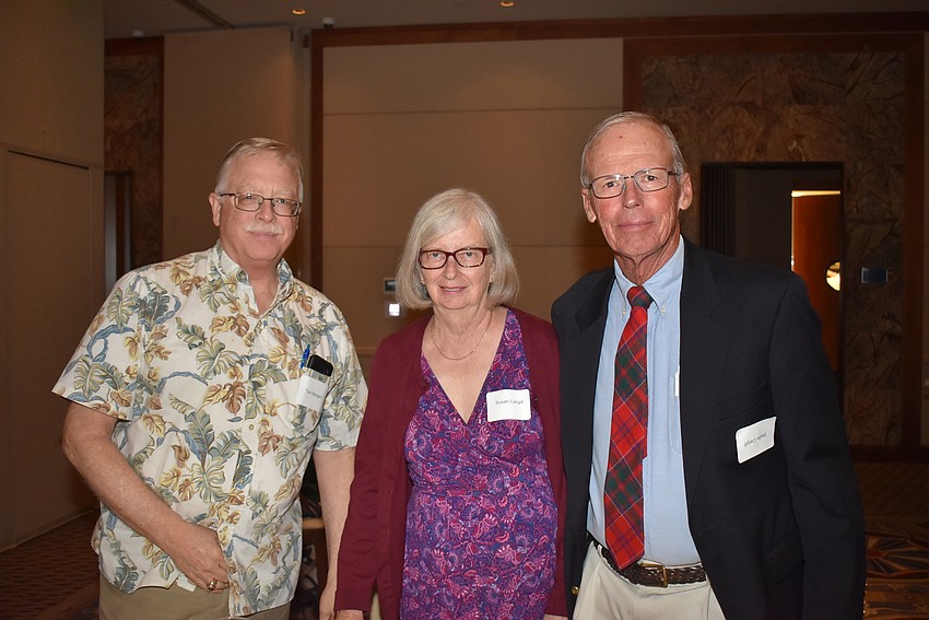 Tom Morgan with Susan and Slade Cargill.