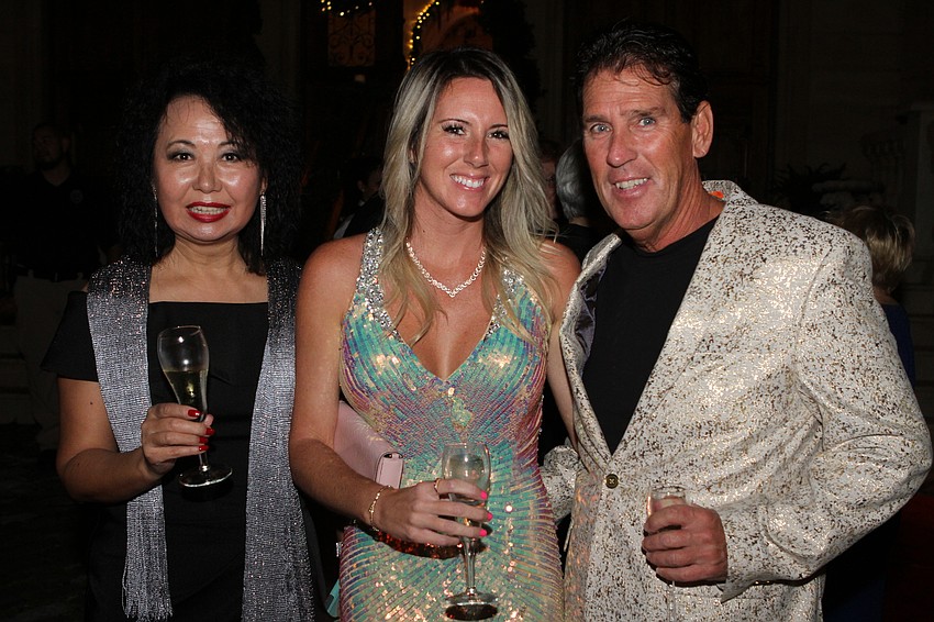 Kathy Yu with Jessica and Sam Walker